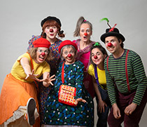 Gruppenfoto Magdeburger Klinikclowns
